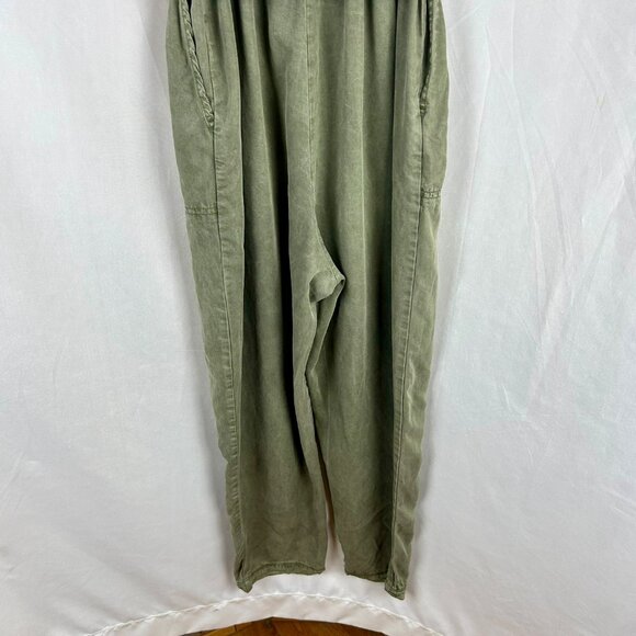Abercrombie & Fitch Front Wrap Utility Jumpsuit Women Medium Army Olive‎ Green - Picture 12 of 13